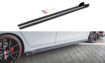 VW Golf 8 GTI / Clubsport 2019+ Sidoextensions + Splitters V.2 Maxton Design 